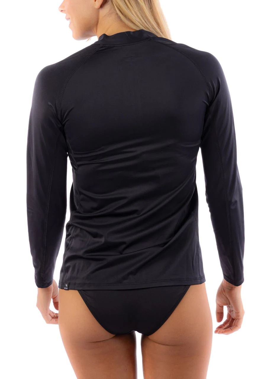 AZ Long Sleeve Surf Zip Rashie - Image 3