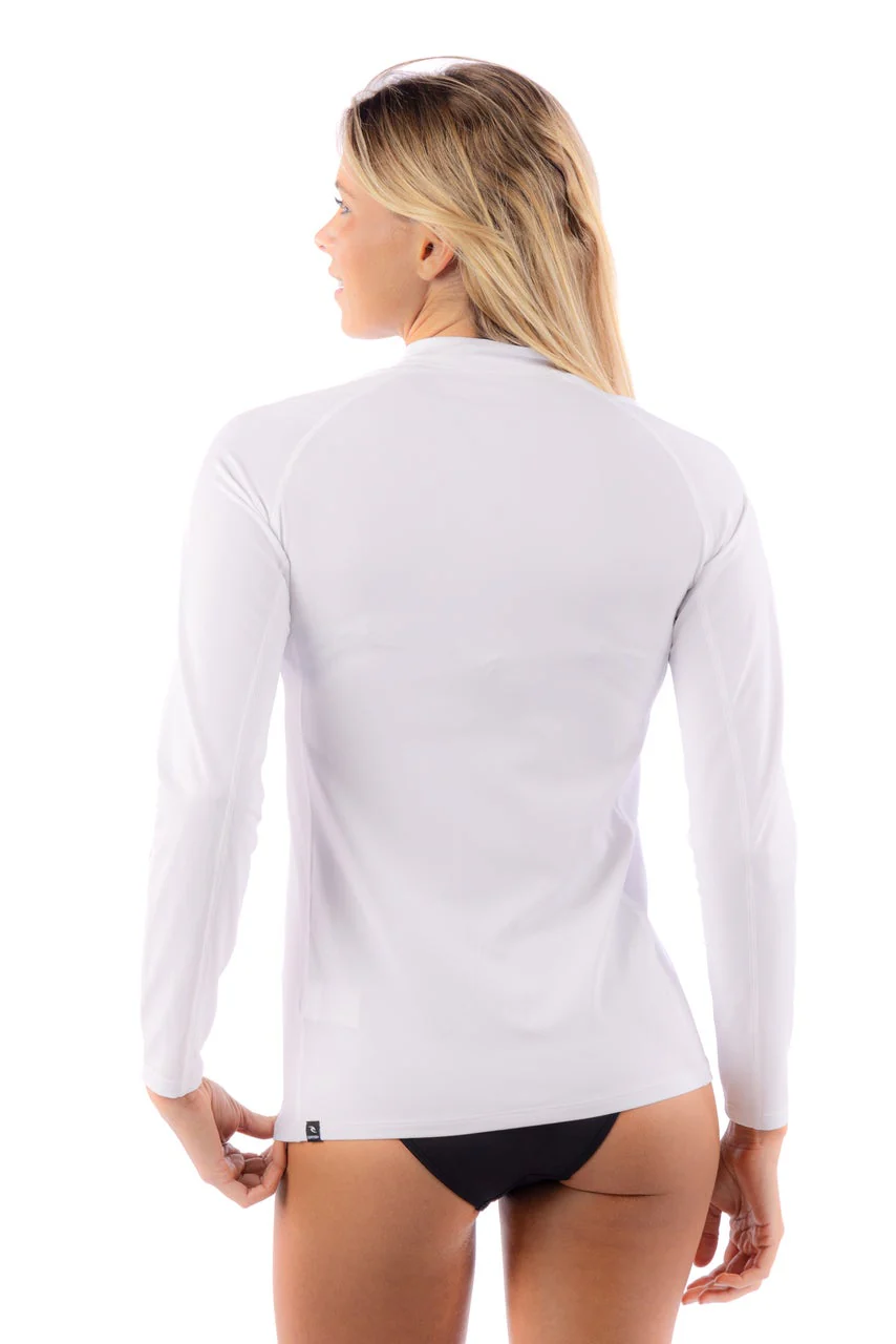 AZ Long Sleeve Surf Zip Rashie - Image 3
