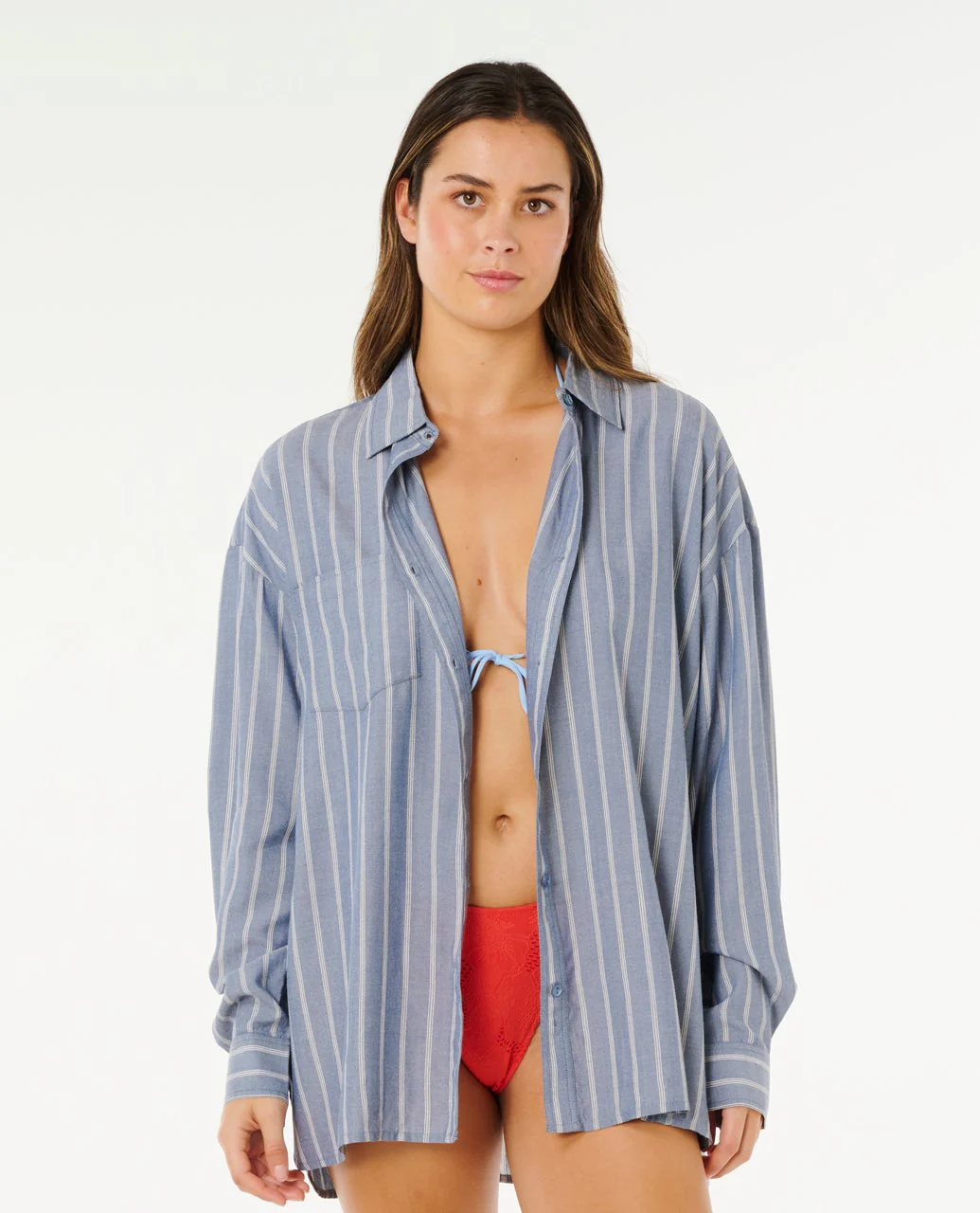 Beach Days Pinstripe Shirt - Image 5