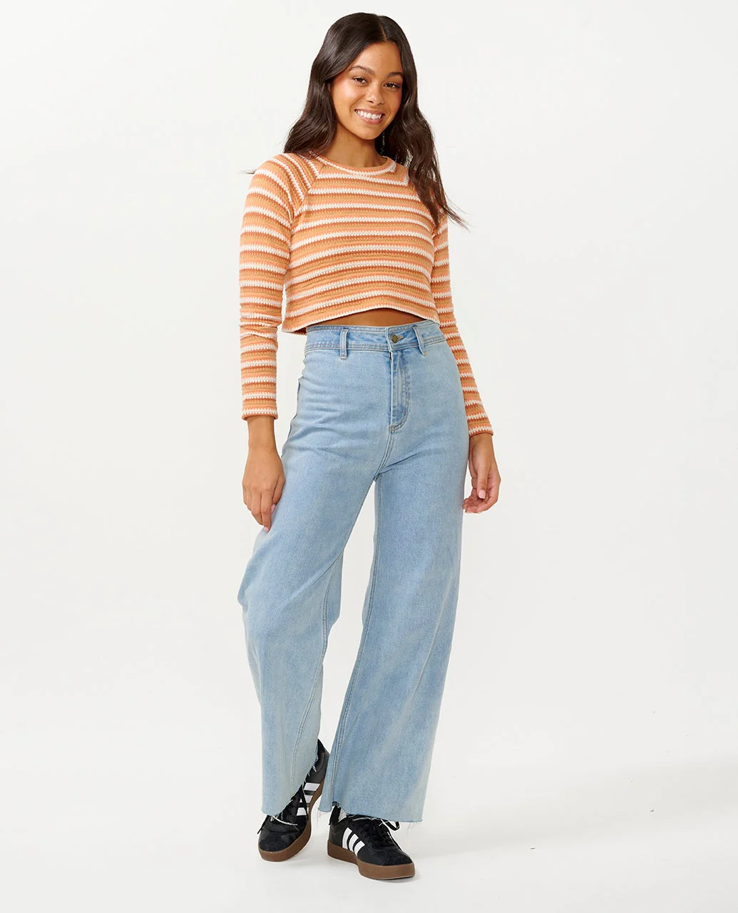 Bobbi Stripe Long Sleeve Tee - Image 4