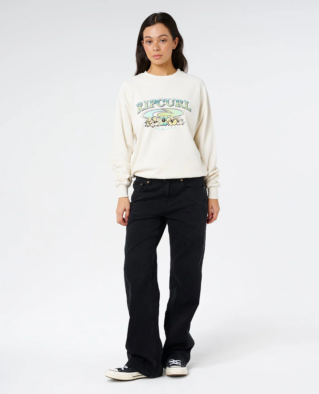 Catalina Island Raglan Crew Fleece - Image 4