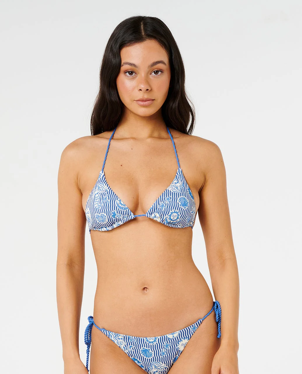 Catalina Waves Sliding Triangle Bikini Top