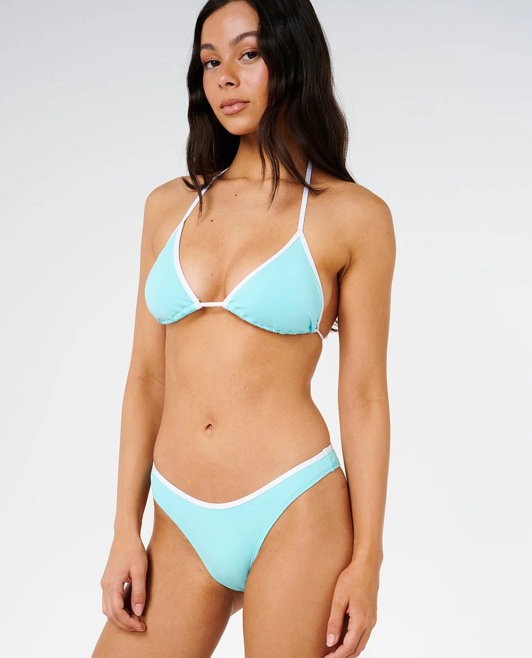 Classic Surf High Cut Skimpy Coverage Bikini Bottom - Image 6