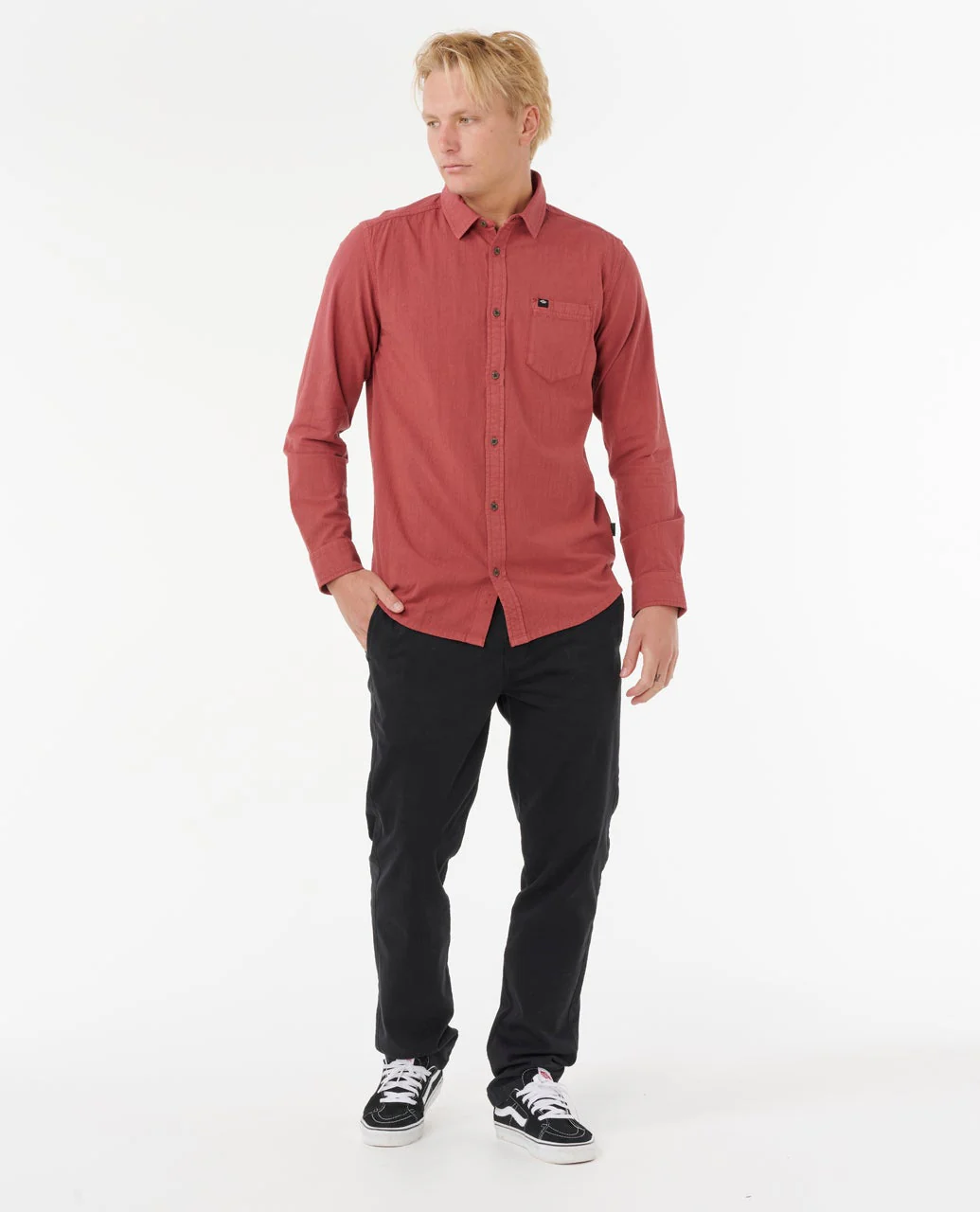 Classic Surf Washed Long Sleeve Shirt - Image 5
