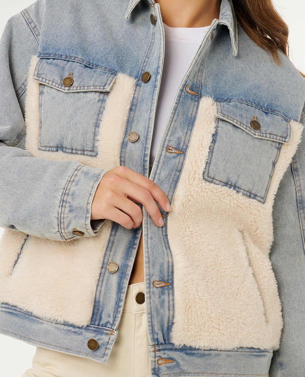 Cruisin' Sherpa Denim Jacket - Image 5