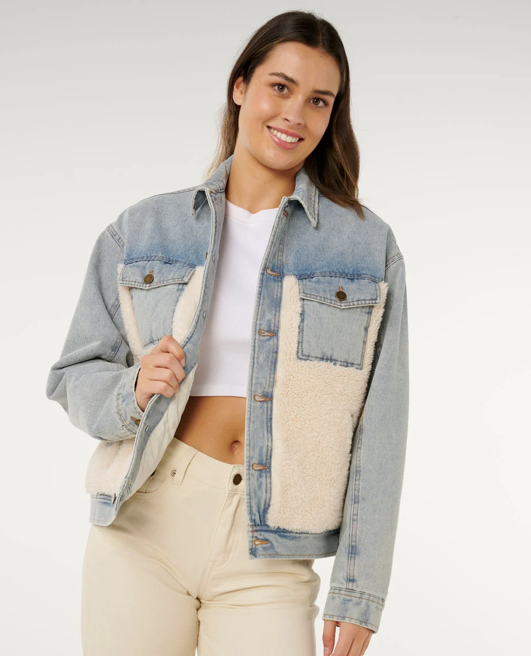 Cruisin' Sherpa Denim Jacket - Image 6