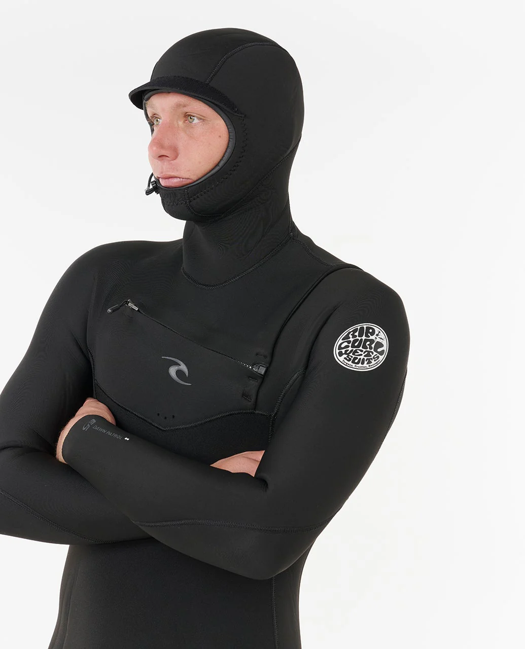 Dawn Patrol 6/4 Hooded Chest Zip Wetsuit - Image 6