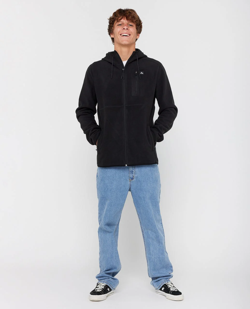 Departed Polar Fleece Zip Through Jacket - Image 7
