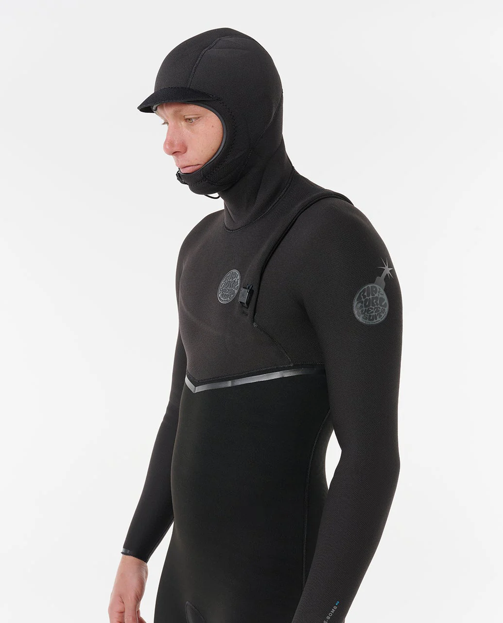 E-Bomb 5/4 Zip Free With Hood Fullsuit Wetsuit - Image 6