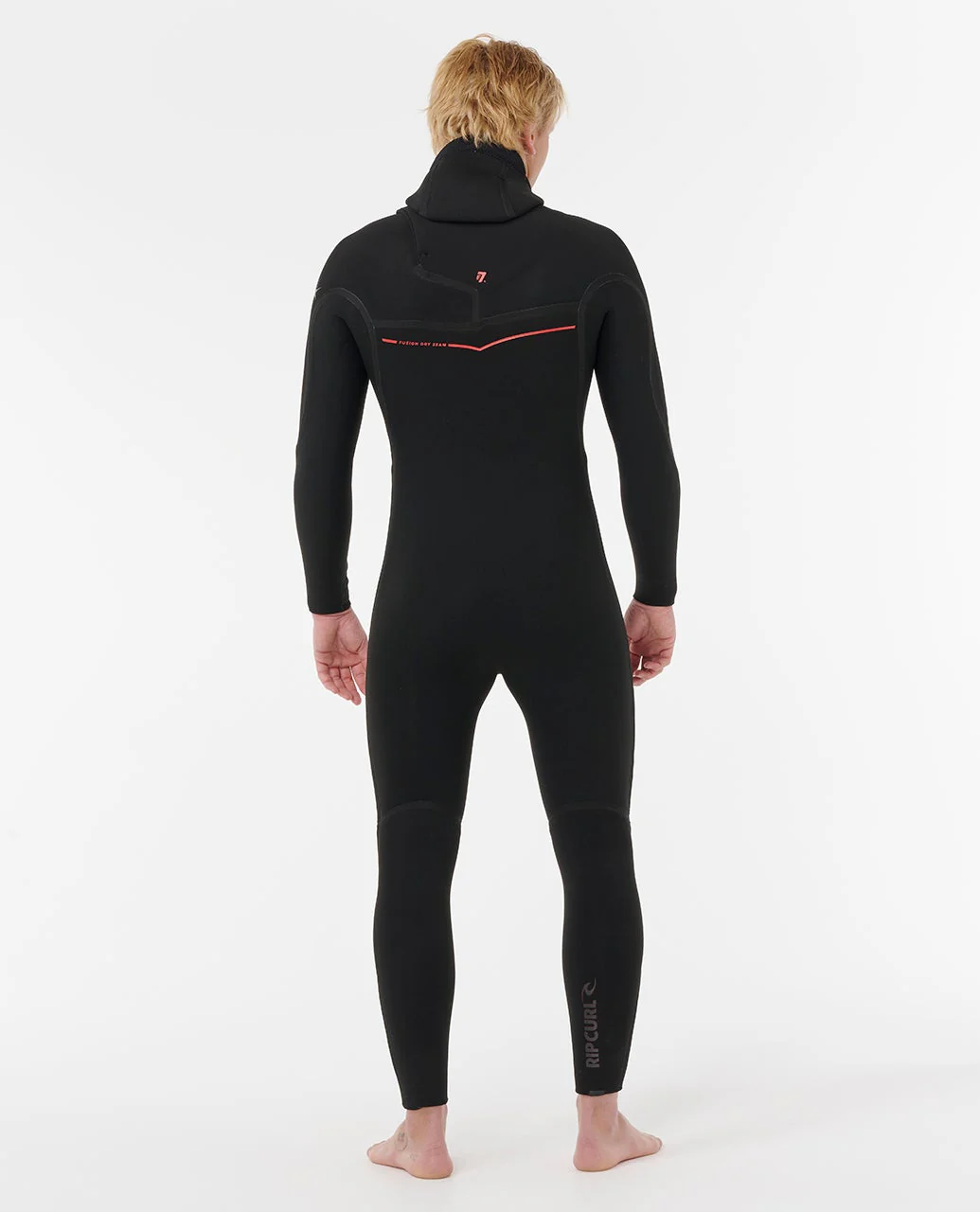 F-Bomb Fusion 5/4 Chest Zip With Hood Fullsuit Wetsuit - Image 3