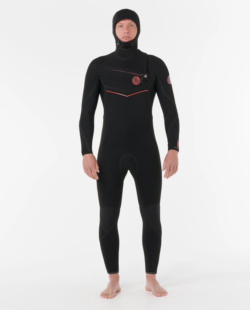 F-Bomb Fusion 5/4 Chest Zip With Hood Fullsuit Wetsuit - Image 4