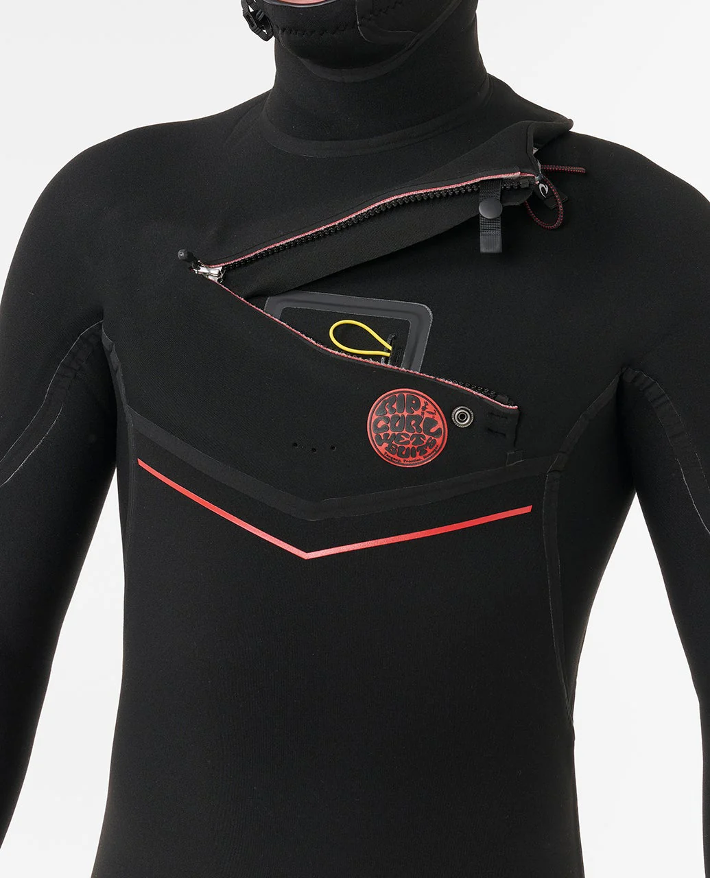 F-Bomb Fusion 5/4 Chest Zip With Hood Fullsuit Wetsuit - Image 5