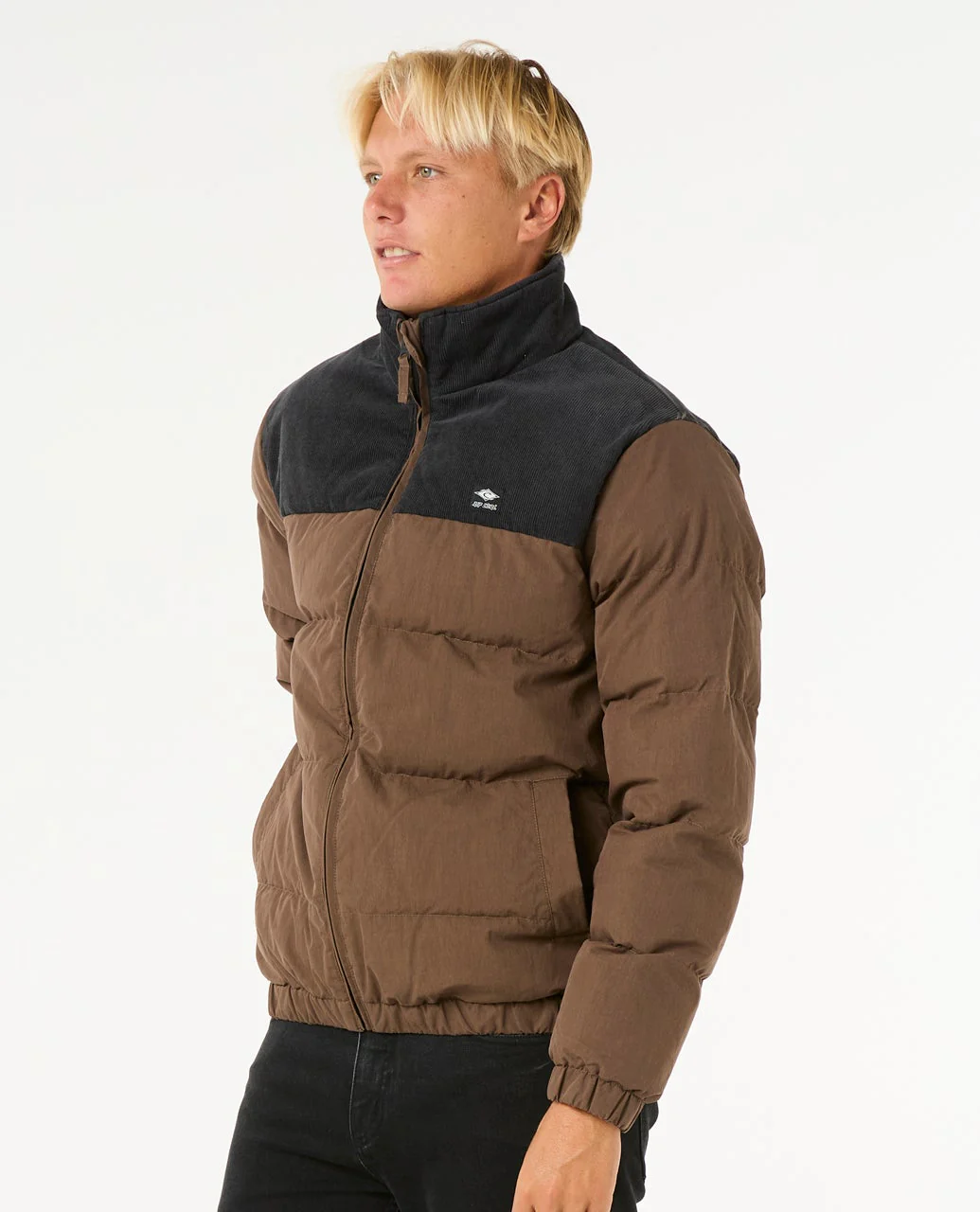 Fade Out Cord Puffer Jacket - Image 2