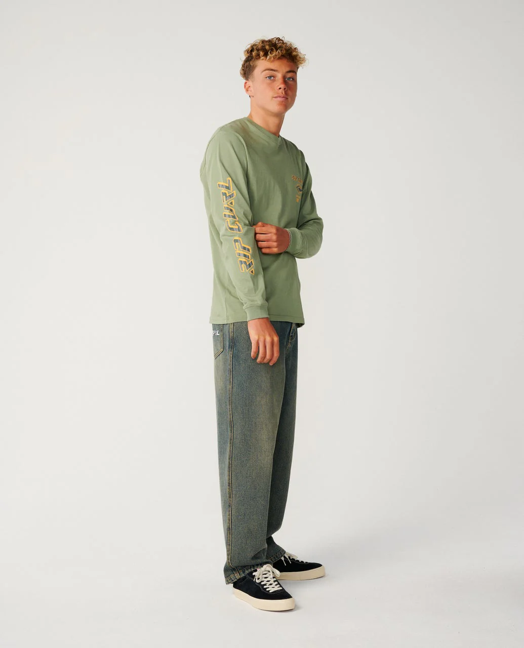 Fade Out Icon Long Sleeve Tee - Image 5