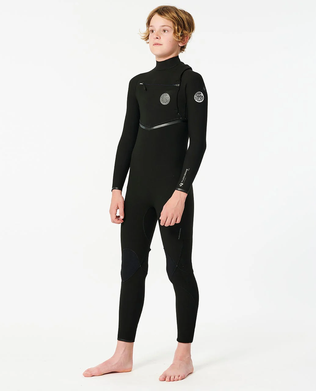 Flashbomb 5/3 Chest Zip Kids Wetsuit - Image 2