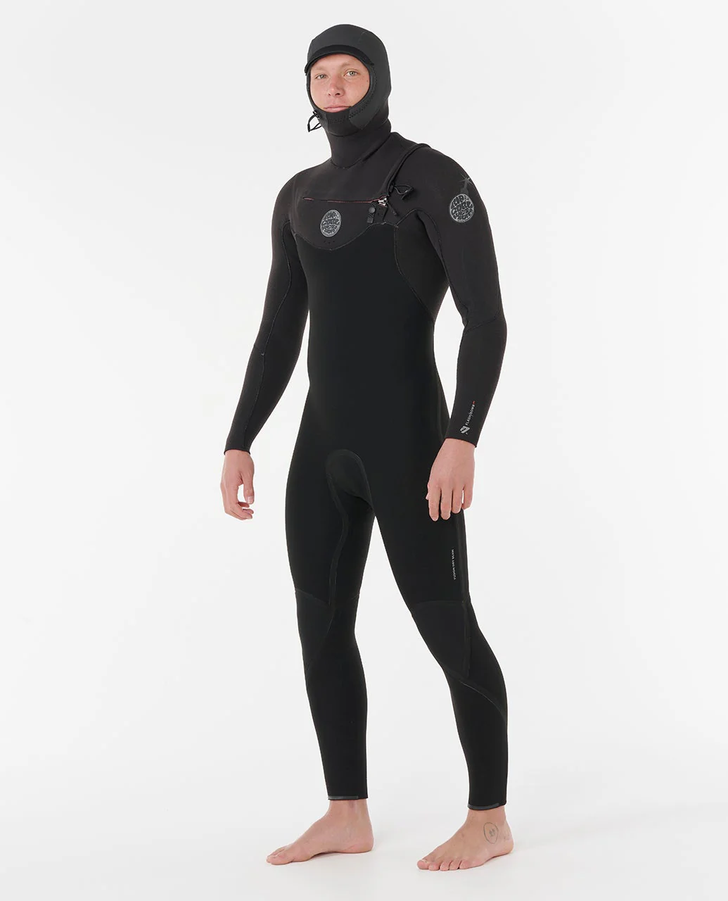 Flashbomb 5/4 Chest Zip With Hood Fullsuit Wetsuit - Image 2