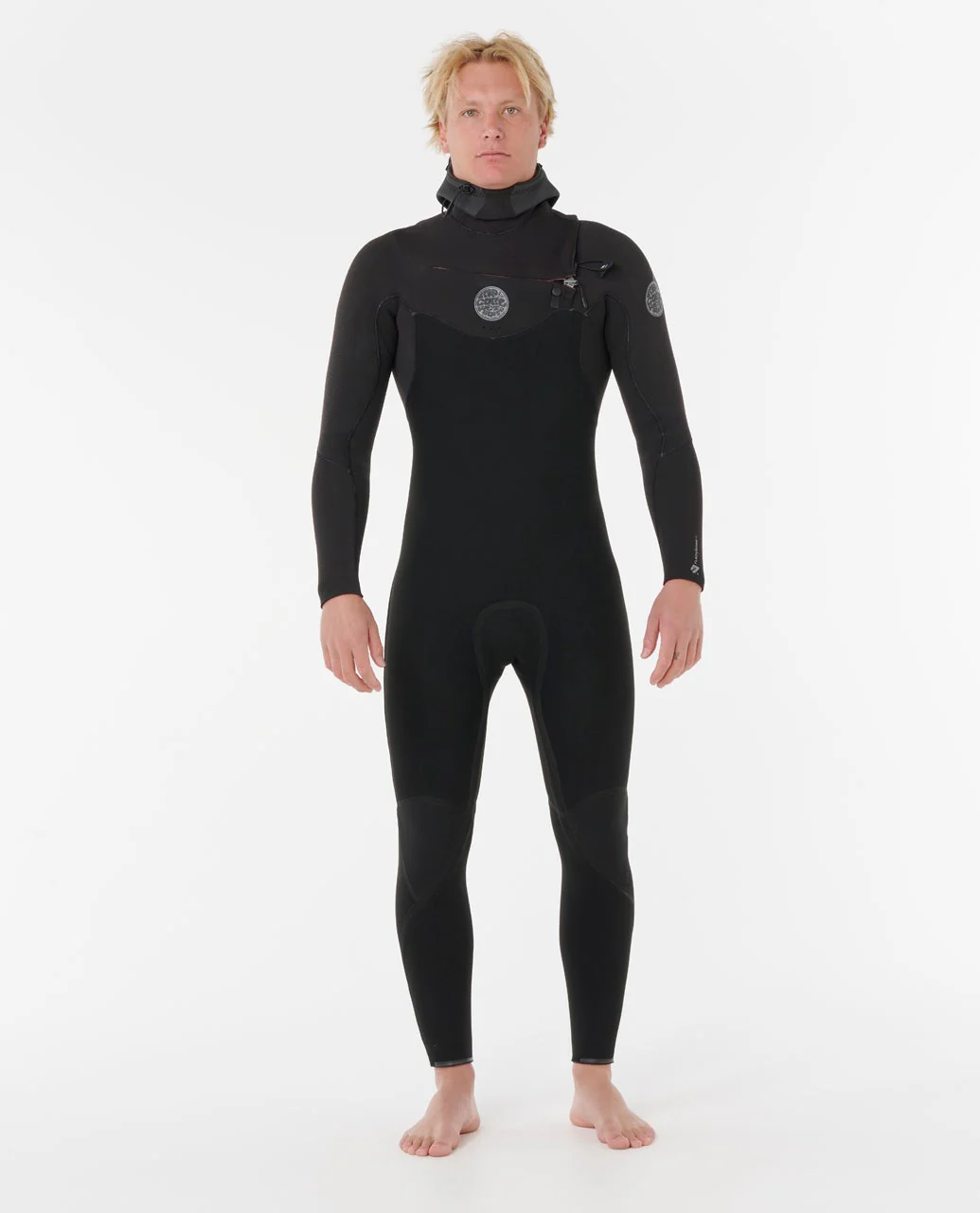 Flashbomb 5/4 Chest Zip With Hood Fullsuit Wetsuit - Image 4