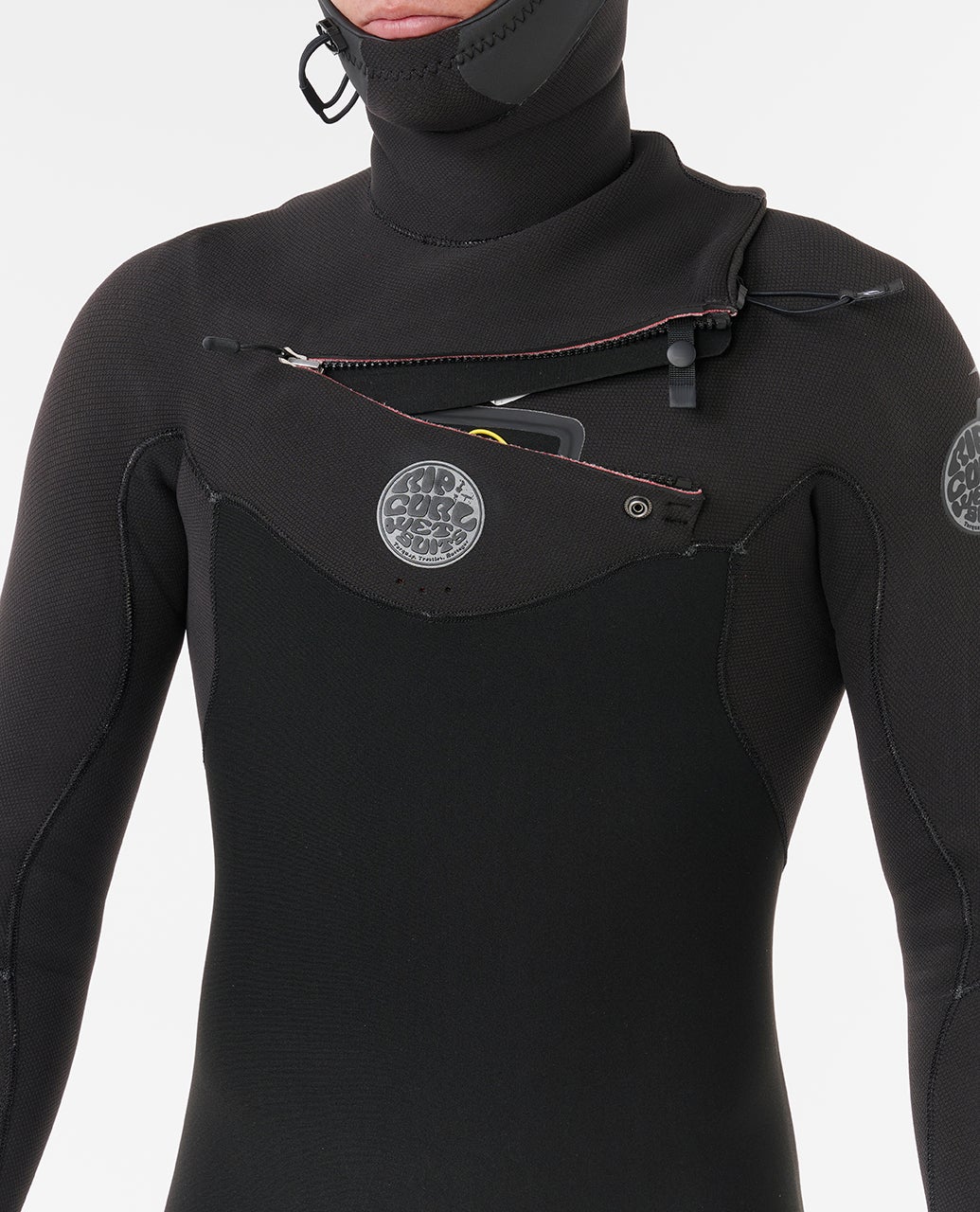 Flashbomb 5/4 Chest Zip With Hood Fullsuit Wetsuit - Image 5