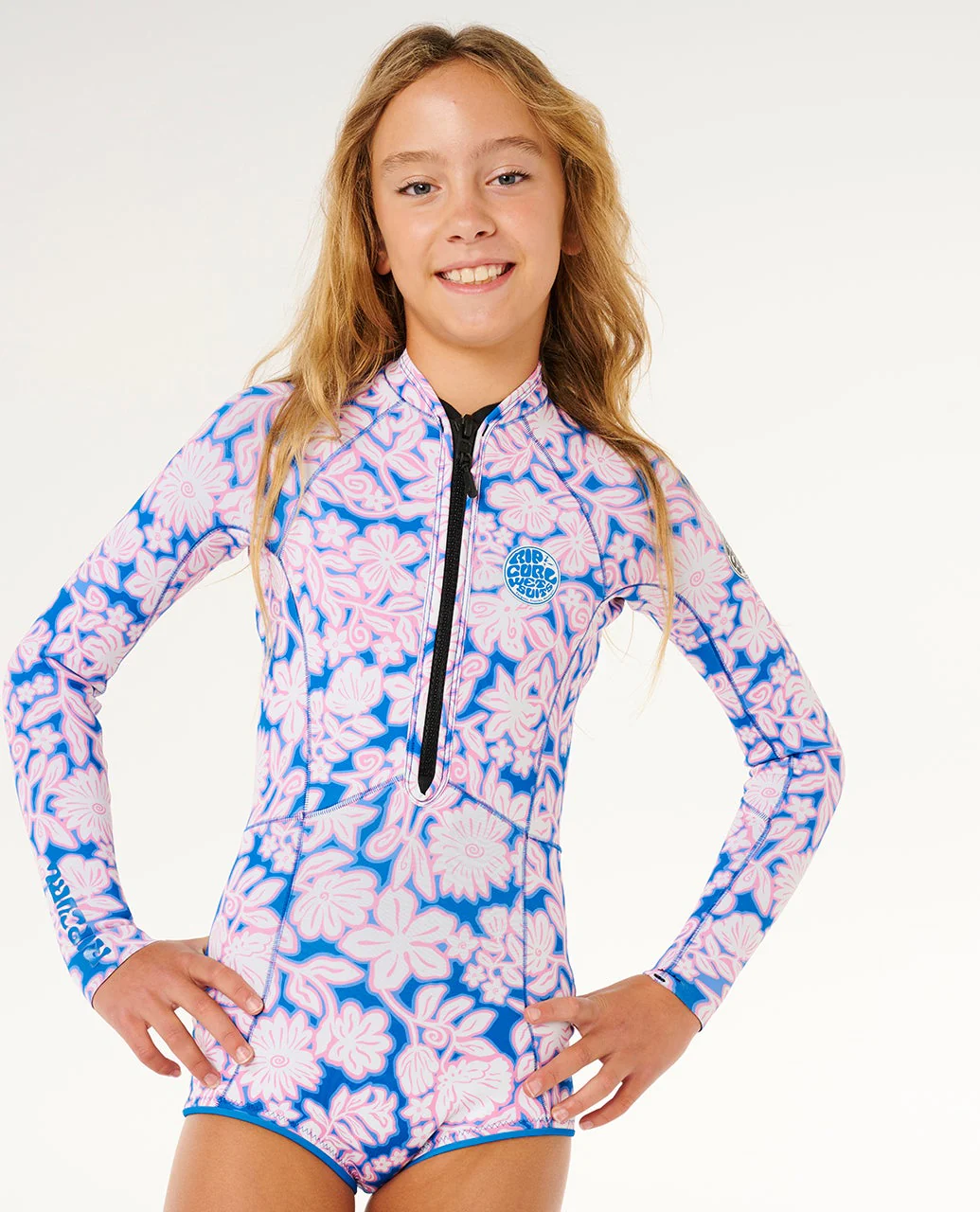 G-Bomb 1.5mm Front Zip Long Sleeve Springsuit Wetsuit Kids - Image 6