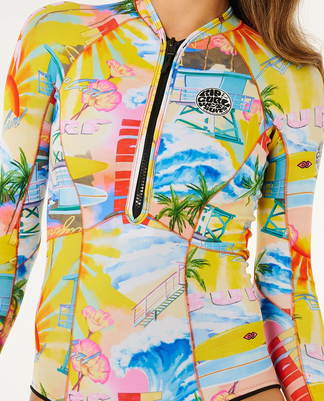 G-Bomb 1.5mm Long Sleeve Front Zip Full Coverage Springsuit - Image 5