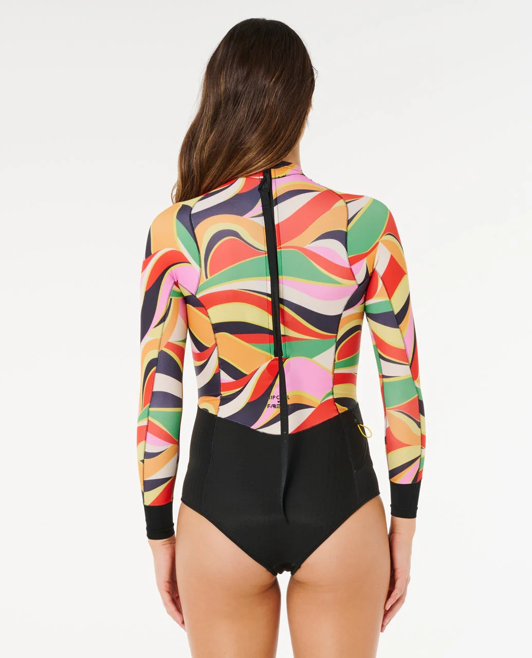 G-Bomb Tropical Long Sleeve Back Zip Springsuit - Image 3