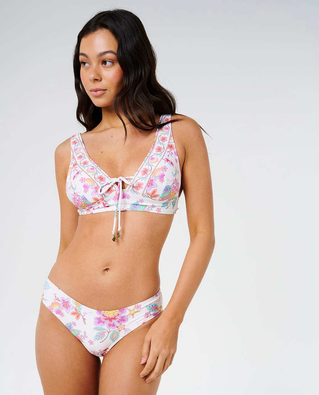 Half Moon Bay Multi Fit Deep V Bikini Top - Image 6