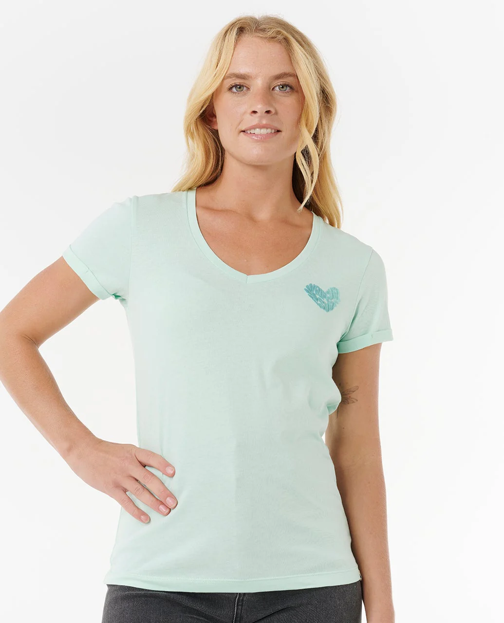 Heart V neck Tee - Image 11