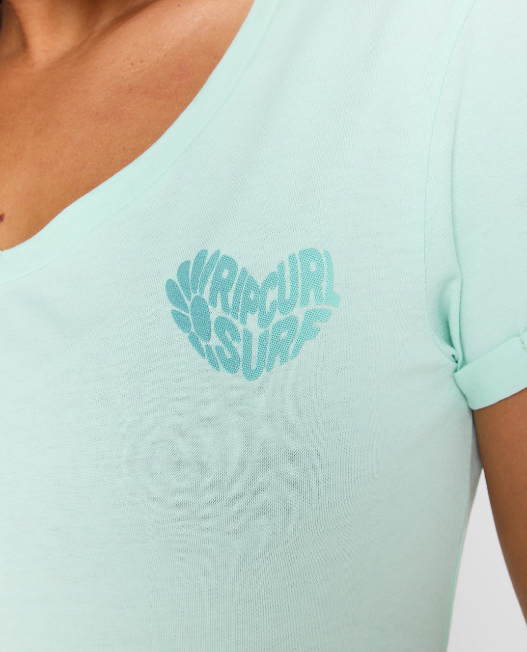 Heart V neck Tee - Image 5