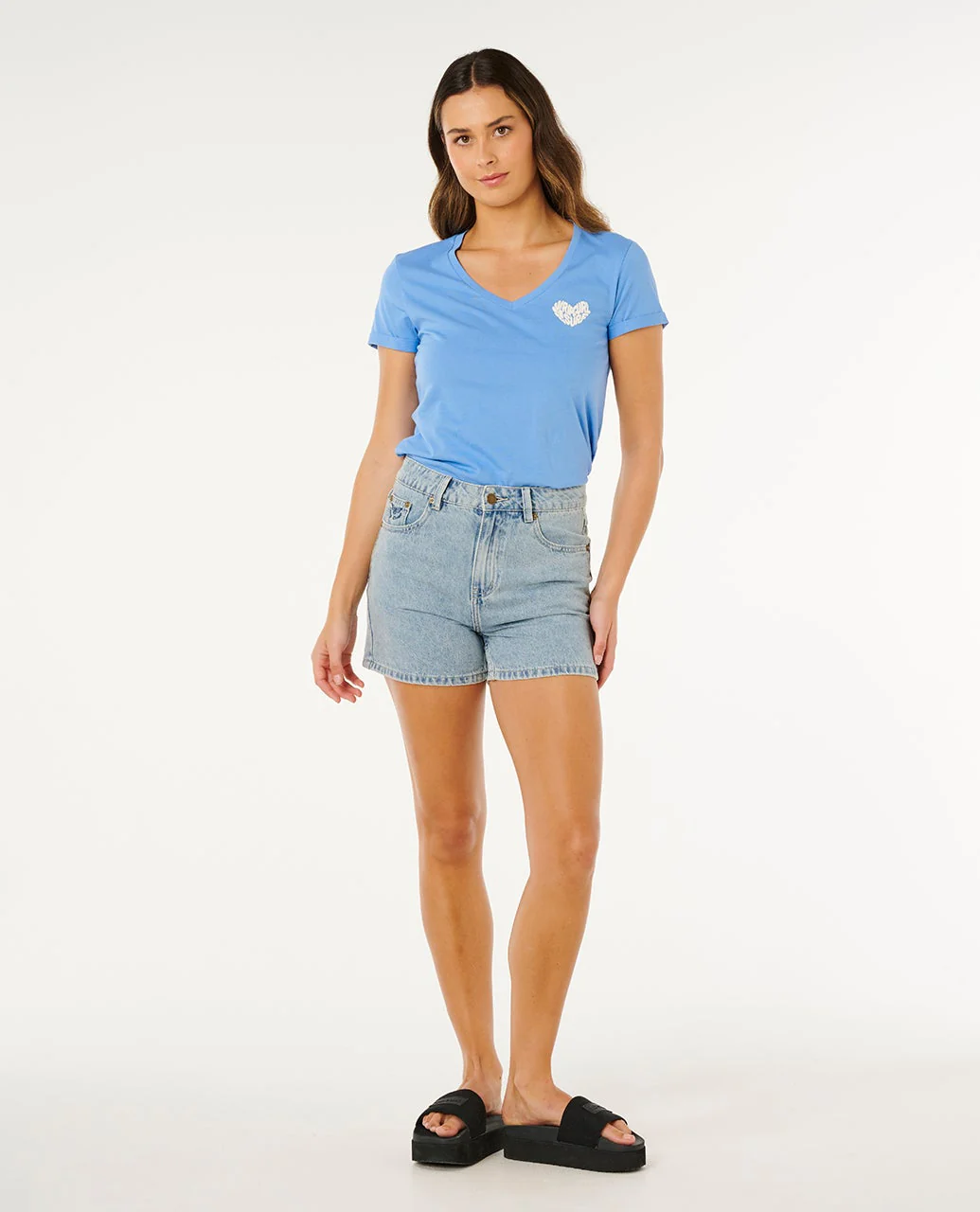 Rc Heart V Neck Tee - Image 4