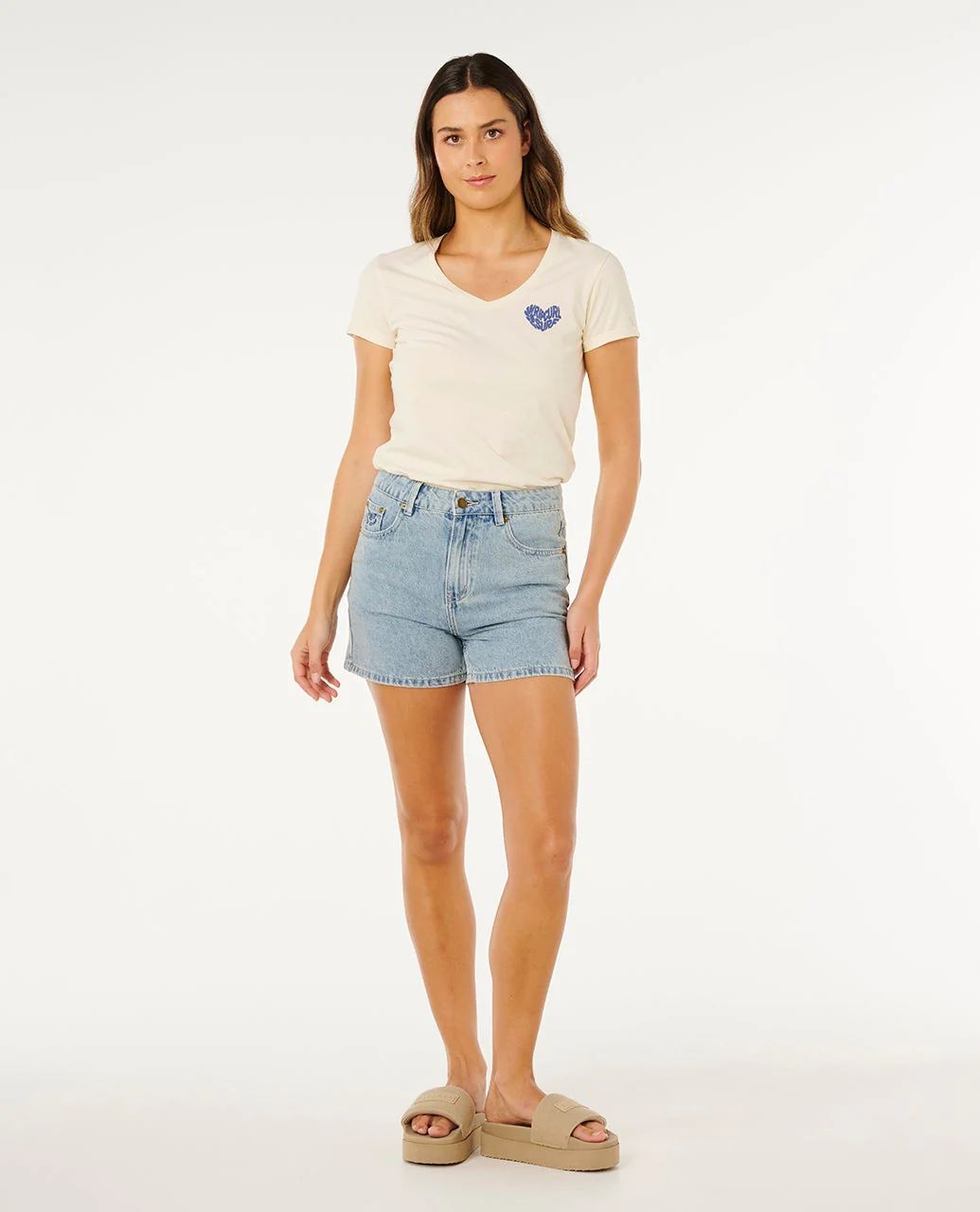 Rc Heart V Neck Tee - Image 4