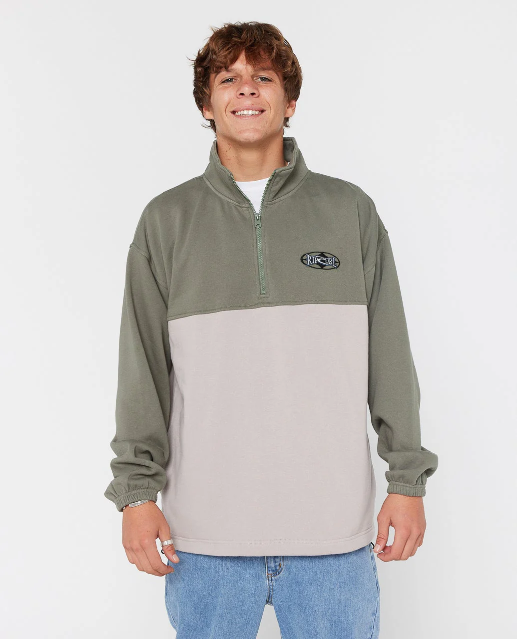 Heritage Oval 1/4 Zip Crew
