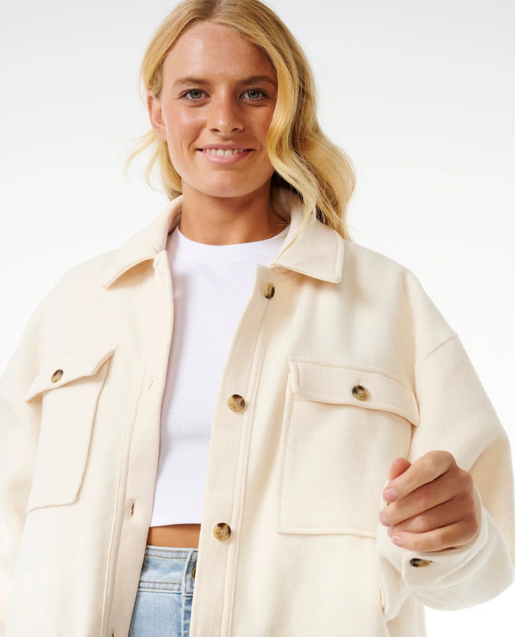 High Tide Fleece Shacket - Image 6