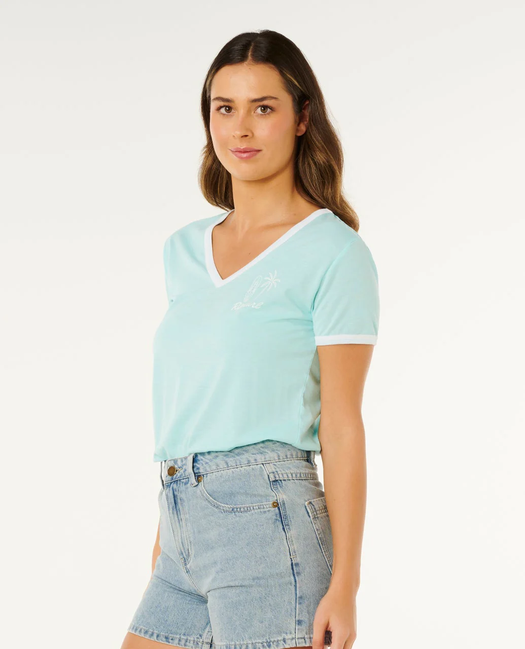 Hotel Malibu V-Neck Tee - Image 2
