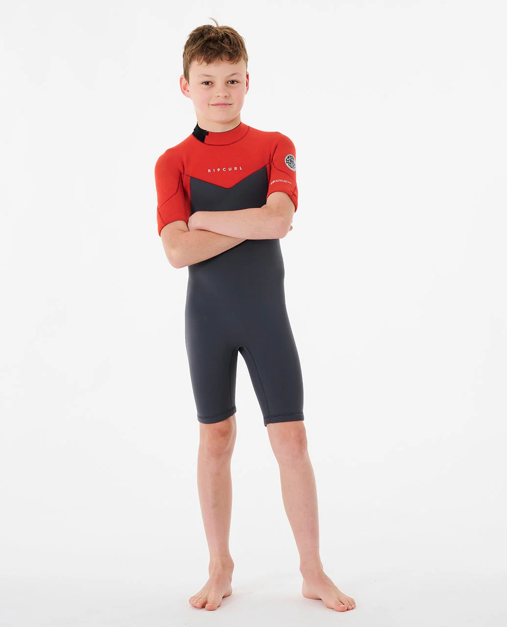 Junior Dawn Patrol 2/2 Back Zip Short Sleeve Wetsuit - Image 8