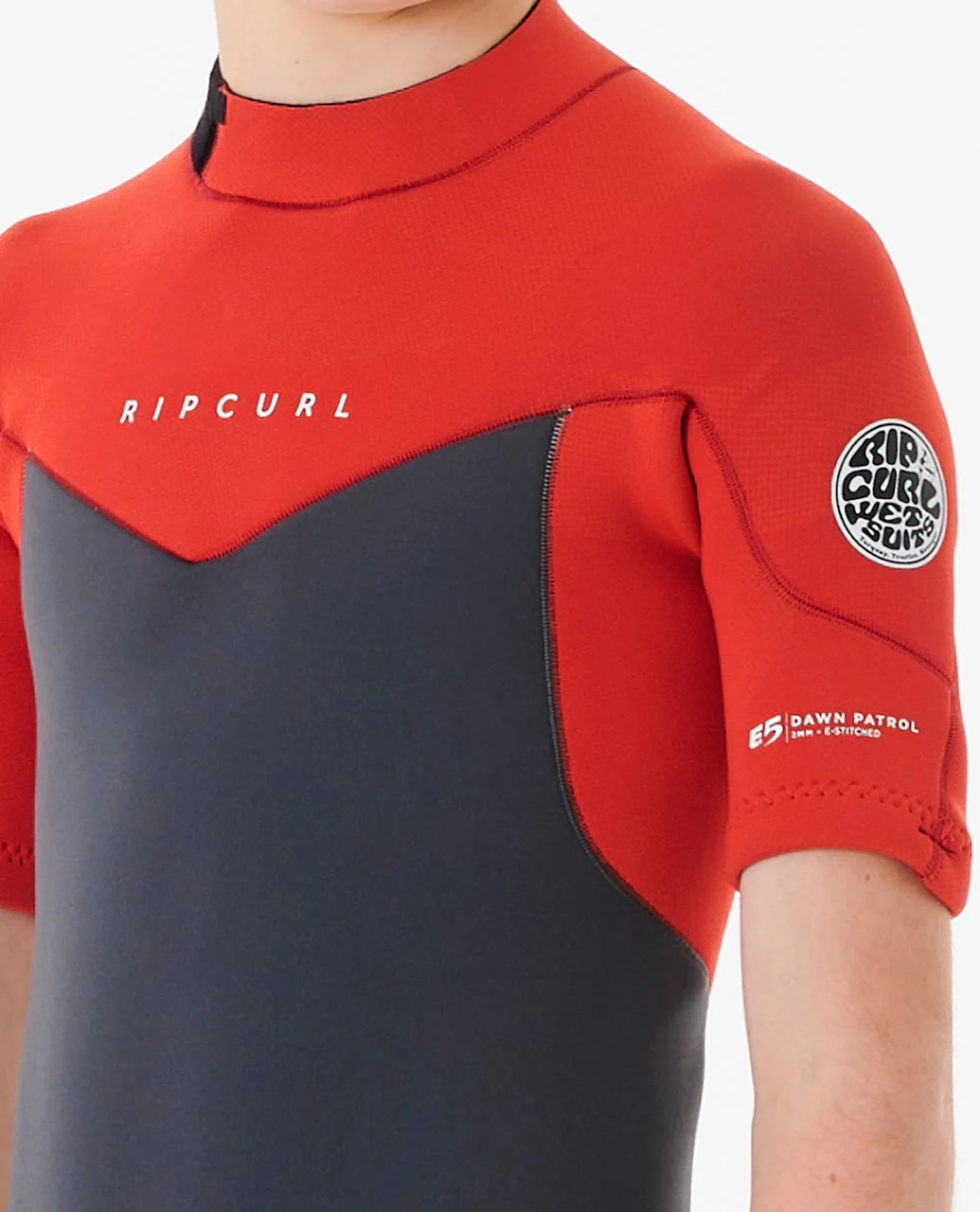 Junior Dawn Patrol 2/2 Back Zip Short Sleeve Wetsuit - Image 9