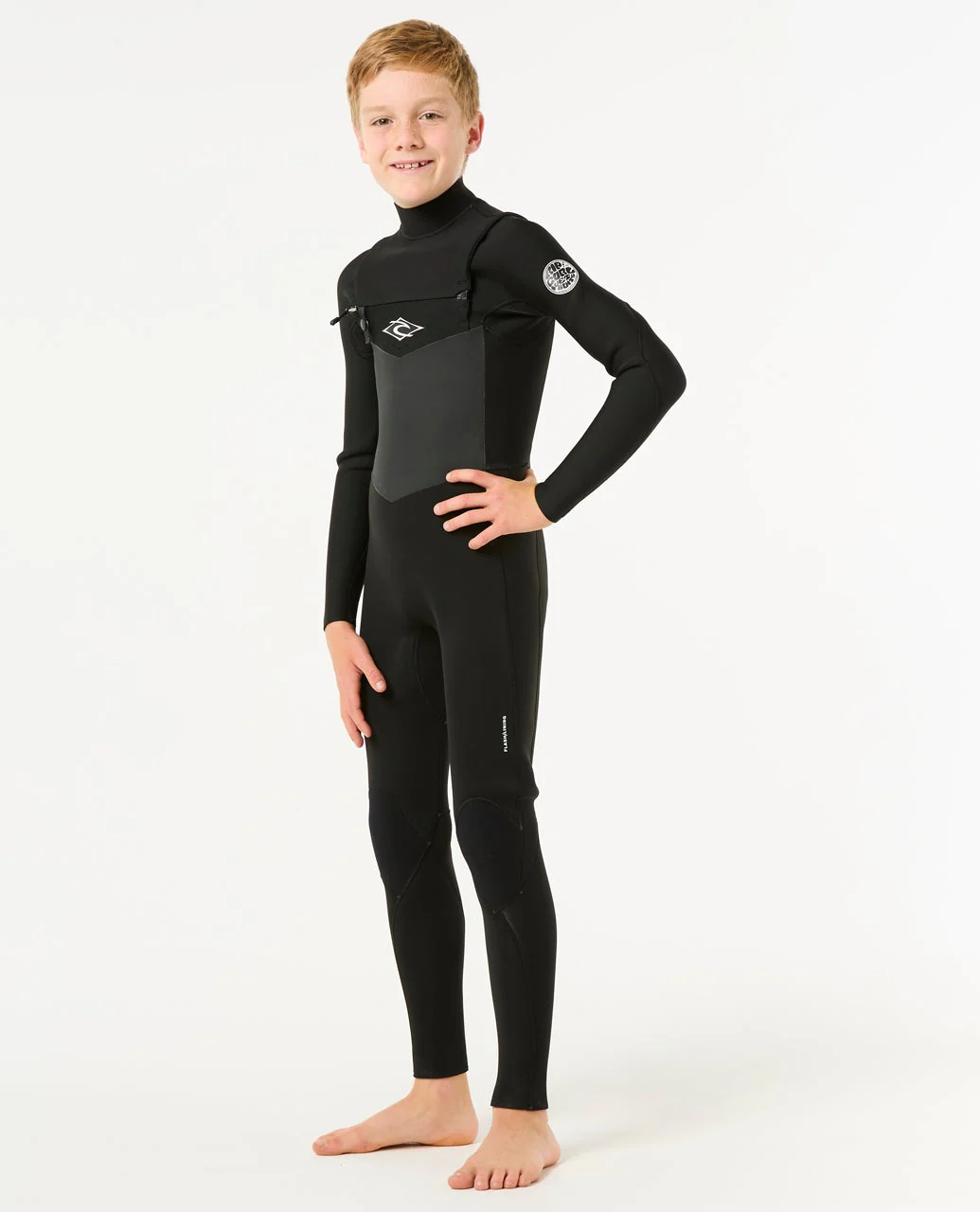 Junior Dawn Patrol Chest Zip 4/3 Wetsuit - Image 2