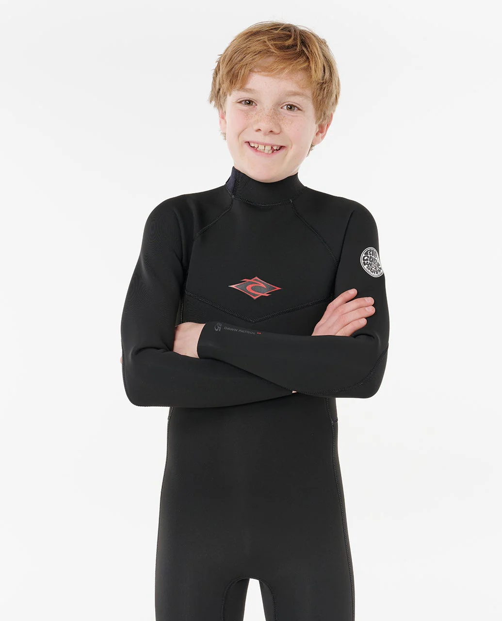 Kids Dawn Patrol 3/2 Back Zip Steamer - Image 7