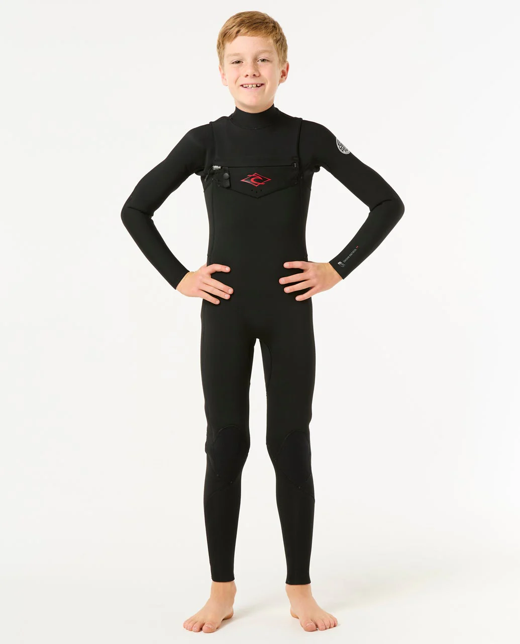 Kids Dawn Patrol 3/2 Chest Zip Steamer - Image 4