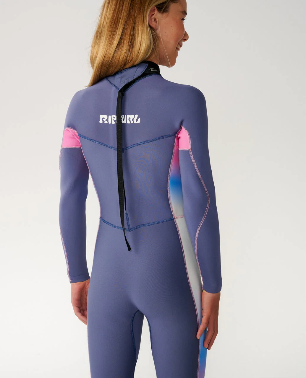 Kids Dawn Patrol 4/3 Back Zip Steamer - Image 5