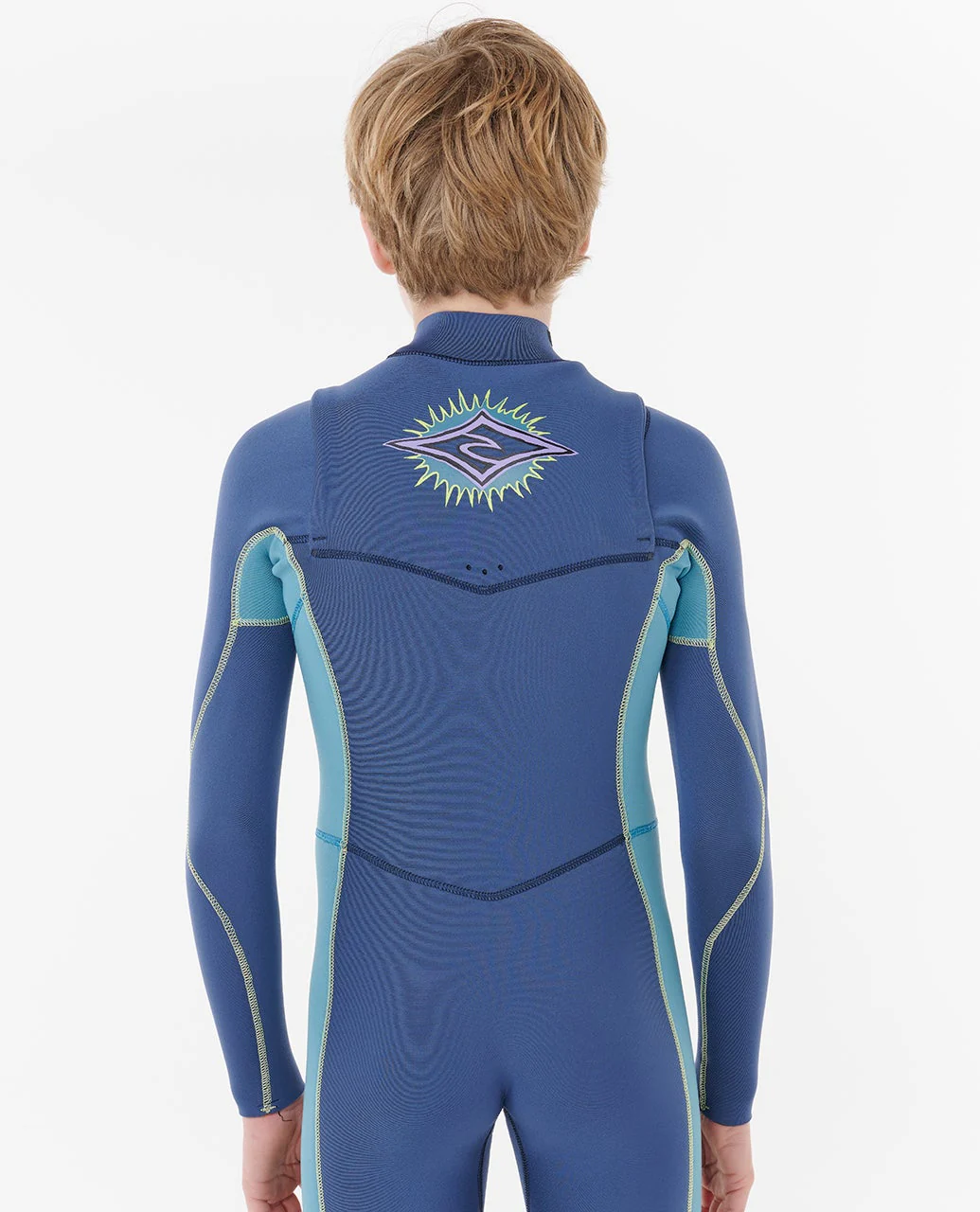 Kids Dawn Patrol 4/3 Chest Zip Steamer - Image 4