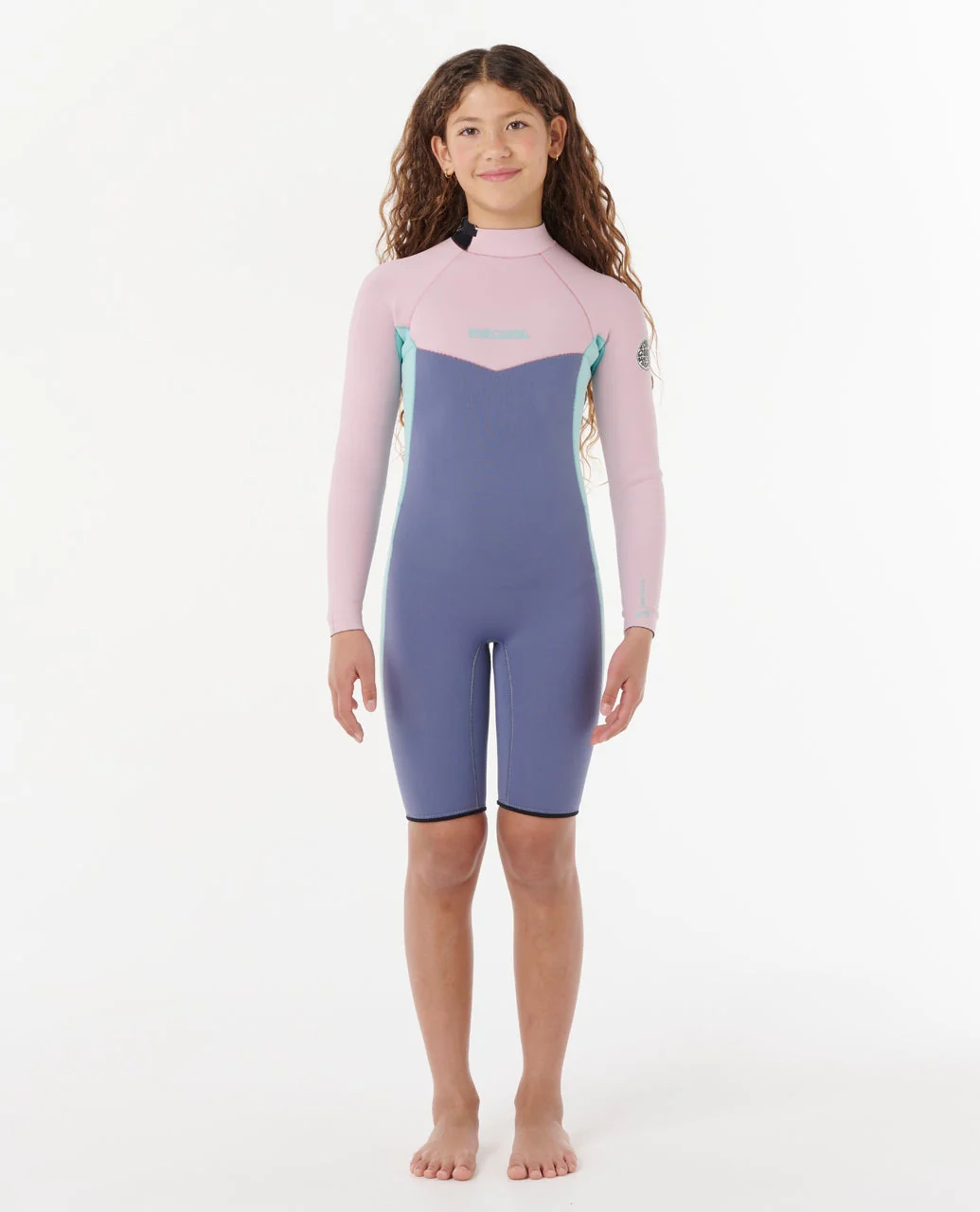 Kids Dawn Patrol Long Sleeve 2mm Back Zip  Spring Suit Wetsuit - Image 8