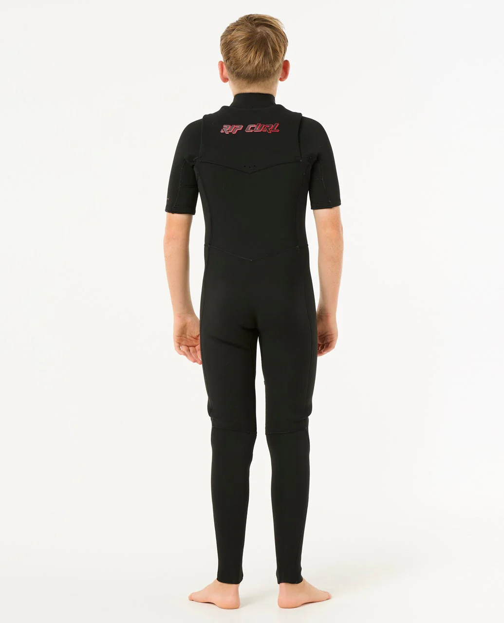 Kids Dawn Patrol Short 2/2 Sleeve Chest Zip Wetsuit - Image 3