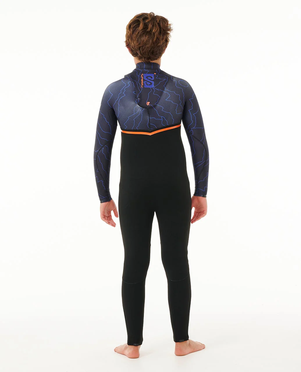 Kids Flashbomb 4/3 Chest Zip Wetsuit - Image 3