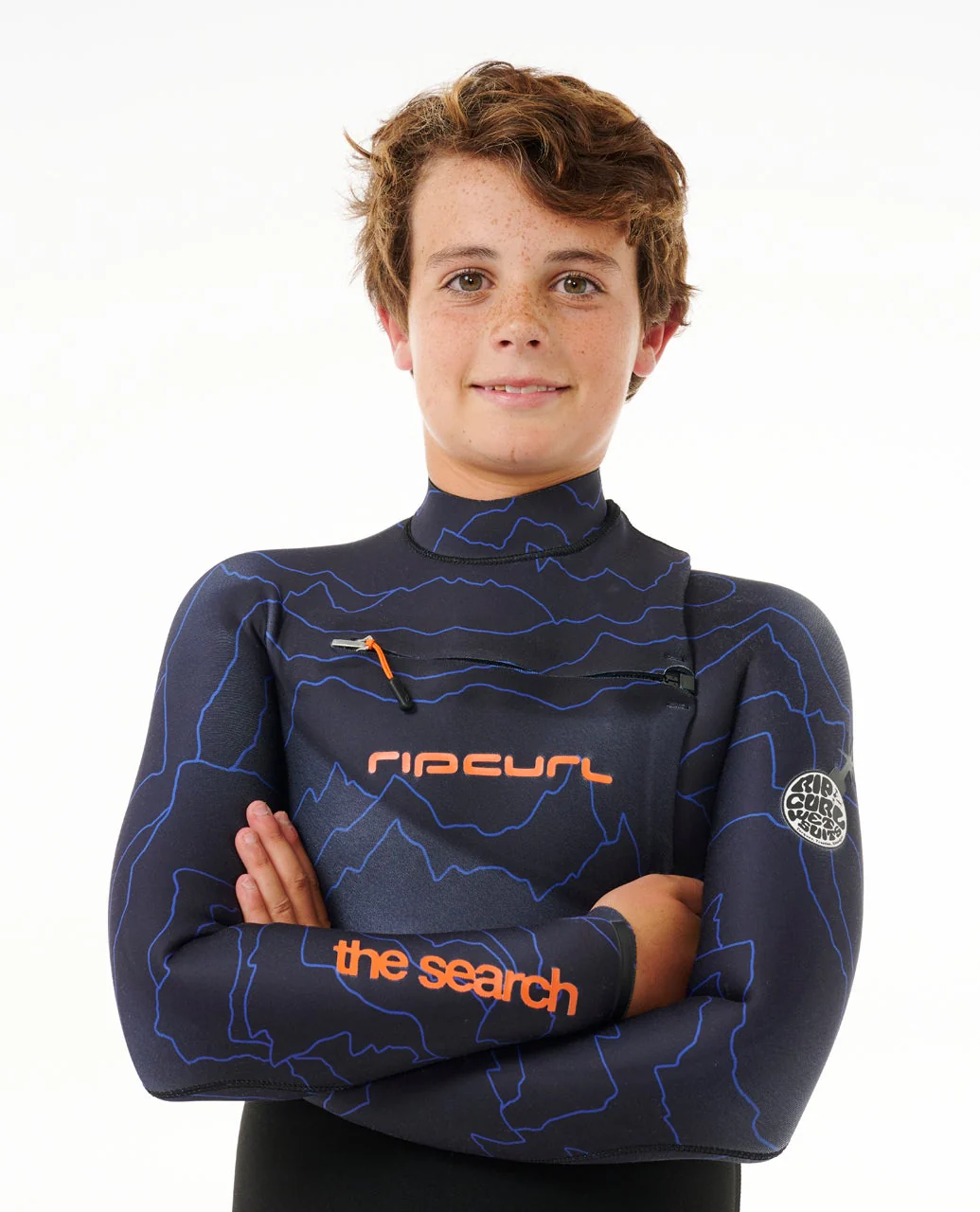 Kids Flashbomb 4/3 Chest Zip Wetsuit - Image 6