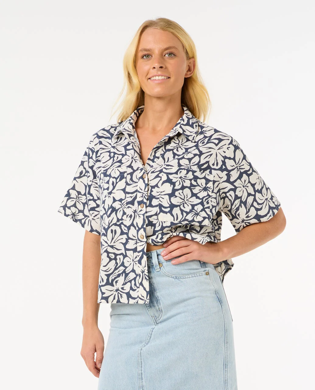 Las Dalias Short Sleeve Shirt - Image 3