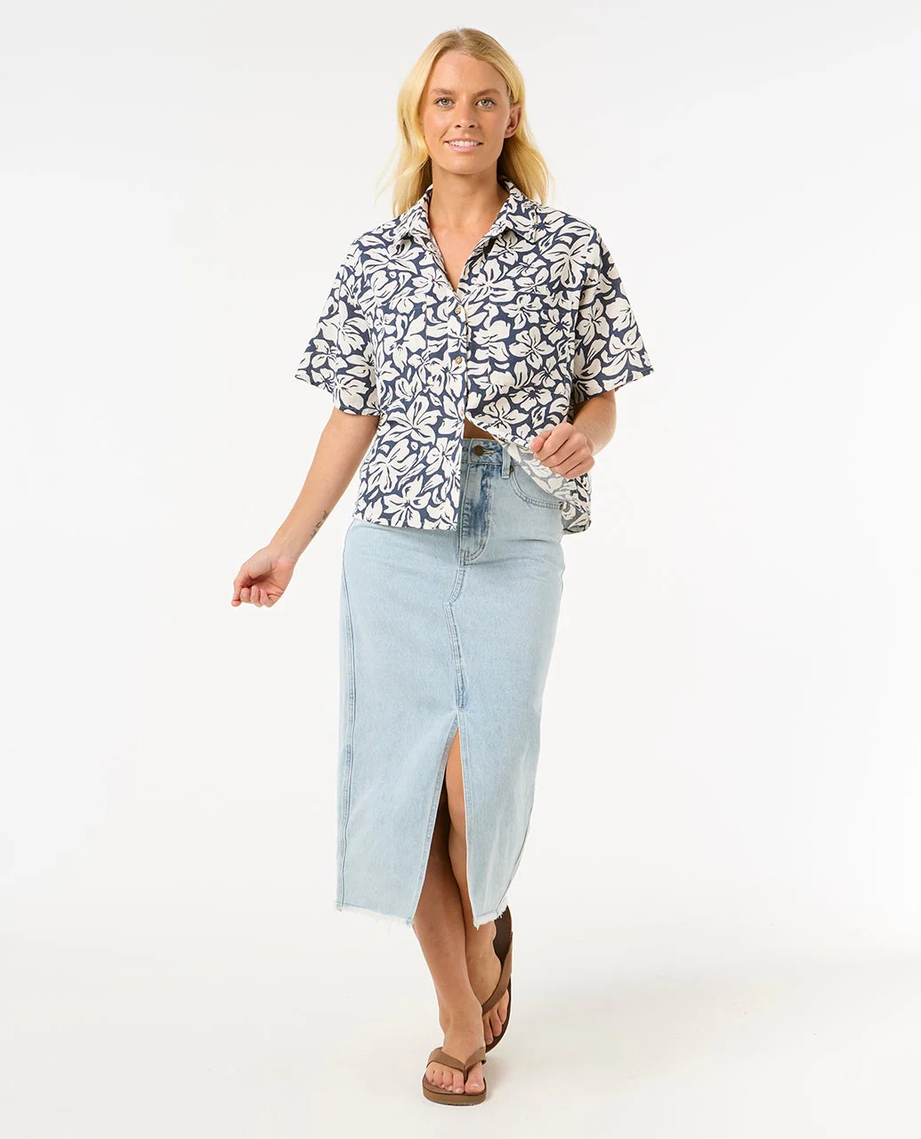 Las Dalias Short Sleeve Shirt - Image 8