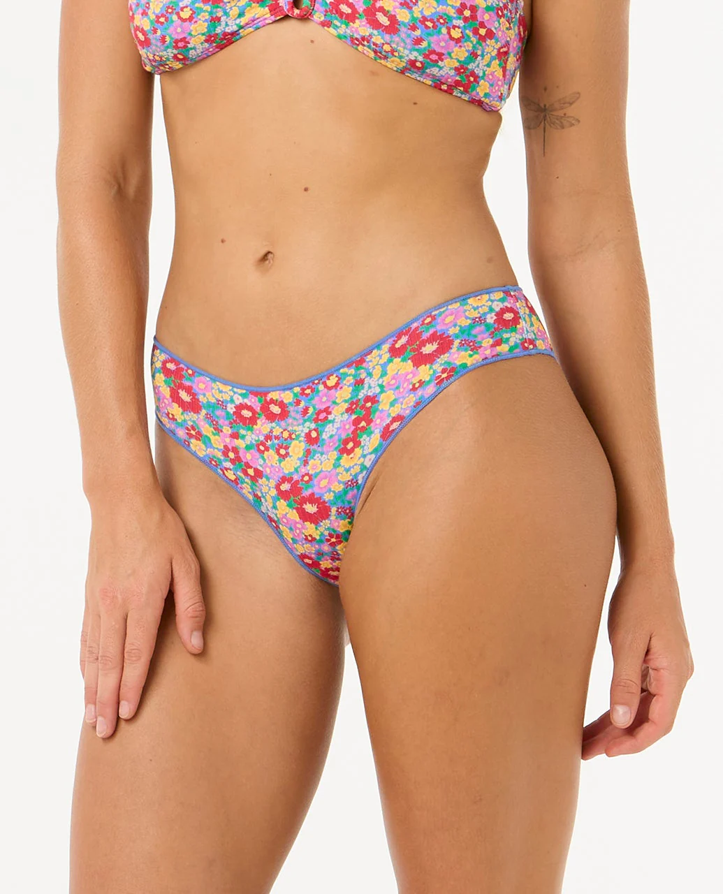 Las Flores Cheeky Coverage Hipster Bikini Bottom - Image 2