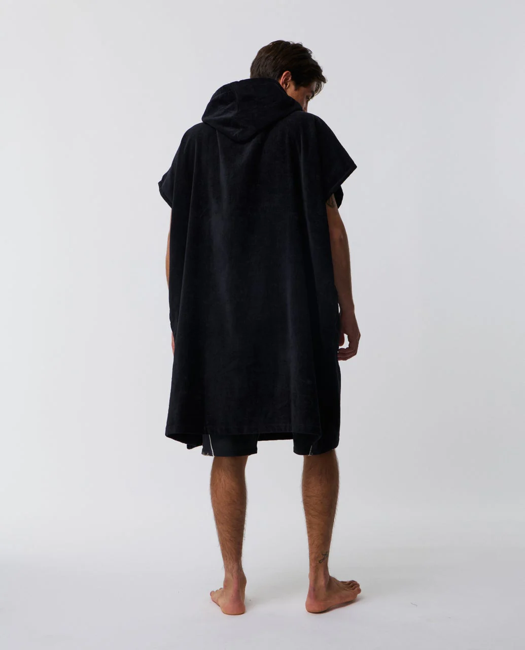 Logo Hooded Towel Poncho - Image 3