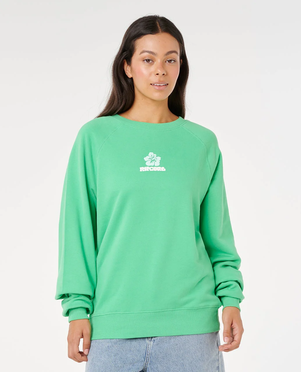 Luxe Surf Raglan Relaxed Crew - Image 2