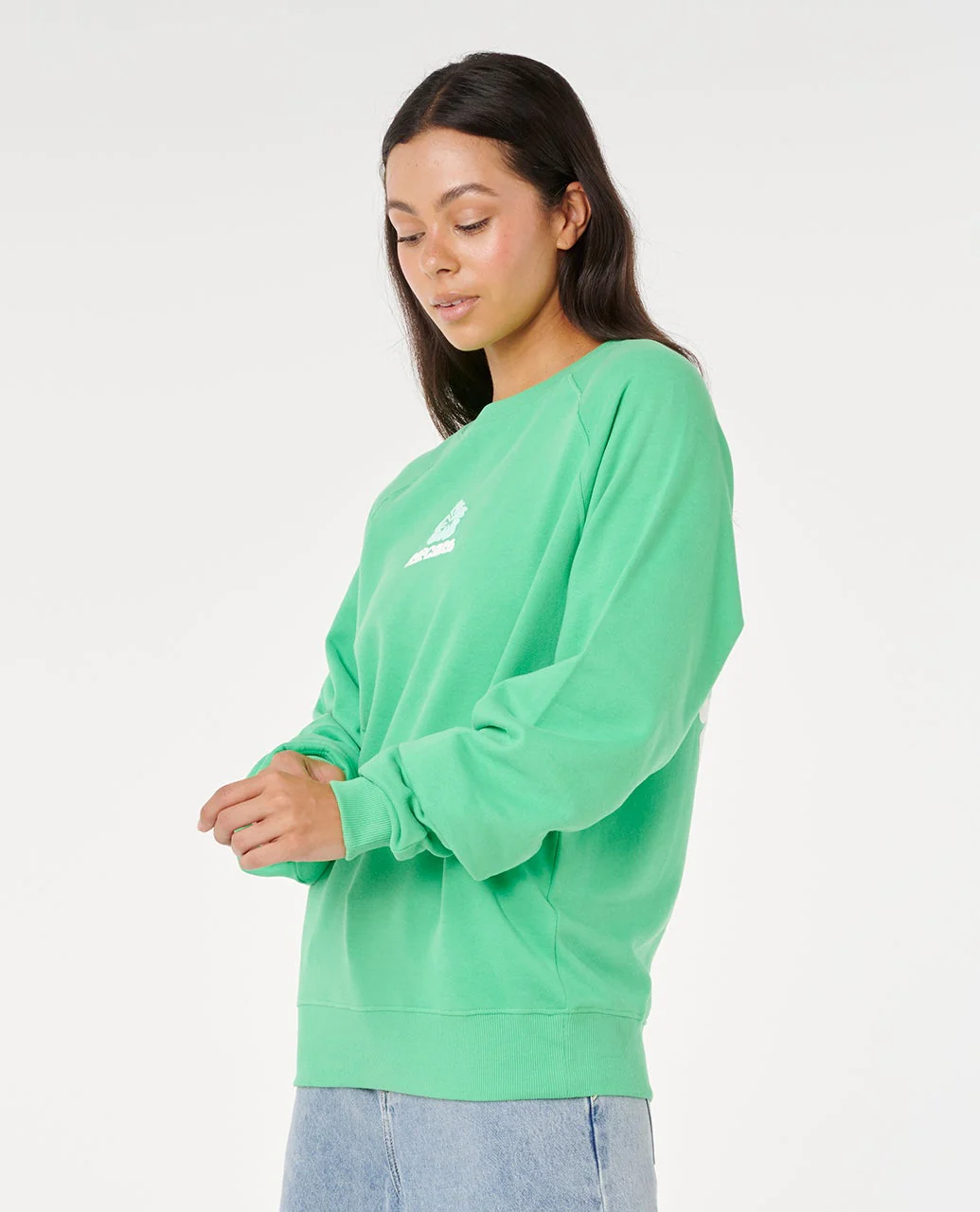 Luxe Surf Raglan Relaxed Crew - Image 4